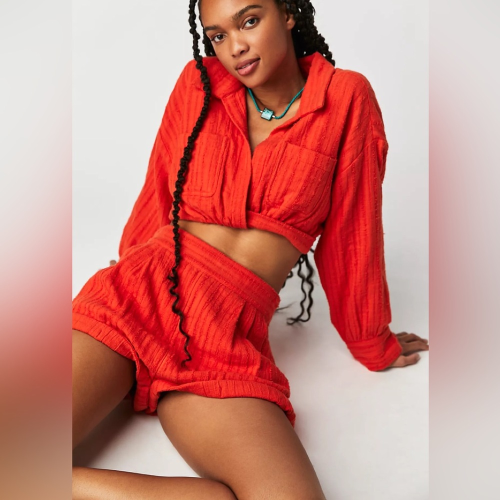 Free People - The Free-est - Stay Cool Set in Tomato - Size S